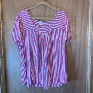 Terra & Sky Blouse 2X